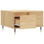 Oak Sonoma plywood coffee table 55x55x36.5 cm by vidaXL, Coffee table - Ref: Foro24-830751, Price: 56,75 €, Discount: %