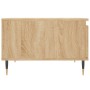 Mesa de centro madera contrachapada roble Sonoma 55x55x36,5 cm de vidaXL, Mesas de centro - Ref: Foro24-830751, Precio: 56,68...