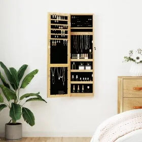 Mirror with jewelry box and LED lights for wall by vidaXL, Mirrors - Ref: Foro24-353255, Price: 101,83 €, Discount: %