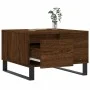 Mesa de centro madera contrachapada roble marrón 55x55x36,5 cm de vidaXL, Mesas de centro - Ref: Foro24-830771, Precio: 62,27...