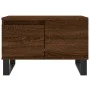 Mesa de centro madera contrachapada roble marrón 55x55x36,5 cm de vidaXL, Mesas de centro - Ref: Foro24-830771, Precio: 62,27...