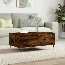 Couchtisch aus geräuchertem Eichensperrholz 90x50x36,5 cm von vidaXL, Couchtisch - Ref: Foro24-830801, Preis: 50,55 €, Rabatt: %