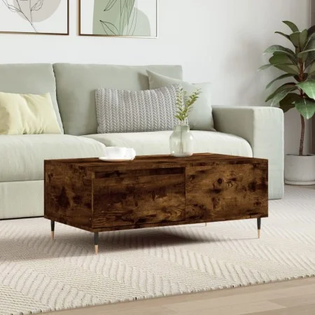 Smoked oak plywood coffee table 90x50x36.5 cm by vidaXL, Coffee table - Ref: Foro24-830801, Price: 50,55 €, Discount: %