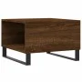 Mesa de centro madera contrachapada roble marrón 55x55x36,5 cm de vidaXL, Mesas de centro - Ref: Foro24-830771, Precio: 62,27...