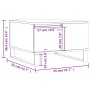Couchtisch aus braunem Eichensperrholz, 55 x 55 x 36,5 cm von vidaXL, Couchtisch - Ref: Foro24-830771, Preis: 63,04 €, Rabatt: %