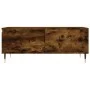 Smoked oak plywood coffee table 90x50x36.5 cm by vidaXL, Coffee table - Ref: Foro24-830801, Price: 50,55 €, Discount: %