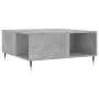 Mesa de centro madera contrachapada gris hormigón 80x80x36,5 cm de vidaXL, Mesas de centro - Ref: Foro24-830776, Precio: 52,6...