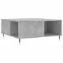Mesa de centro madera contrachapada gris hormigón 80x80x36,5 cm de vidaXL, Mesas de centro - Ref: Foro24-830776, Precio: 52,6...
