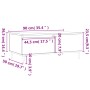 Couchtisch aus geräuchertem Eichensperrholz 90x50x36,5 cm von vidaXL, Couchtisch - Ref: Foro24-830801, Preis: 50,99 €, Rabatt: %
