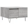 Mesa de centro madera contrachapada gris Sonoma 55x55x36,5 cm de vidaXL, Mesas de centro - Ref: Foro24-830762, Precio: 55,07 ...