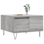 Mesa de centro madera contrachapada gris Sonoma 55x55x36,5 cm de vidaXL, Mesas de centro - Ref: Foro24-830762, Precio: 55,66 ...