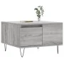 Mesa de centro madera contrachapada gris Sonoma 55x55x36,5 cm de vidaXL, Mesas de centro - Ref: Foro24-830762, Precio: 55,07 ...