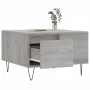Mesa de centro madera contrachapada gris Sonoma 55x55x36,5 cm de vidaXL, Mesas de centro - Ref: Foro24-830762, Precio: 55,07 ...
