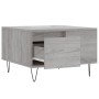 Mesa de centro madera contrachapada gris Sonoma 55x55x36,5 cm de vidaXL, Mesas de centro - Ref: Foro24-830762, Precio: 55,66 ...