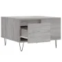 Mesa de centro madera contrachapada gris Sonoma 55x55x36,5 cm de vidaXL, Mesas de centro - Ref: Foro24-830762, Precio: 55,07 ...