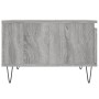 Mesa de centro madera contrachapada gris Sonoma 55x55x36,5 cm de vidaXL, Mesas de centro - Ref: Foro24-830762, Precio: 55,66 ...