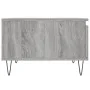 Mesa de centro madera contrachapada gris Sonoma 55x55x36,5 cm de vidaXL, Mesas de centro - Ref: Foro24-830762, Precio: 55,07 ...