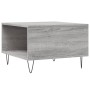 Mesa de centro madera contrachapada gris Sonoma 55x55x36,5 cm de vidaXL, Mesas de centro - Ref: Foro24-830762, Precio: 55,66 ...