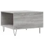 Mesa de centro madera contrachapada gris Sonoma 55x55x36,5 cm de vidaXL, Mesas de centro - Ref: Foro24-830762, Precio: 55,07 ...