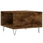 Couchtisch aus geräuchertem Eichensperrholz, 55 x 55 x 36,5 cm von vidaXL, Couchtisch - Ref: Foro24-830761, Preis: 53,47 €, R...
