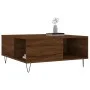 Oak brown plywood coffee table 80x80x36.5 cm by vidaXL, Coffee table - Ref: Foro24-830787, Price: 53,89 €, Discount: %