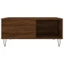 Oak brown plywood coffee table 80x80x36.5 cm by vidaXL, Coffee table - Ref: Foro24-830787, Price: 53,89 €, Discount: %