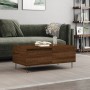 Oak brown plywood coffee table 90x50x36.5 cm by vidaXL, Coffee table - Ref: Foro24-830811, Price: 49,21 €, Discount: %