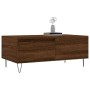 Oak brown plywood coffee table 90x50x36.5 cm by vidaXL, Coffee table - Ref: Foro24-830811, Price: 49,21 €, Discount: %