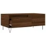 Mesa de centro madera contrachapada marrón roble 90x50x36,5 cm de vidaXL, Mesas de centro - Ref: Foro24-830811, Precio: 49,21...
