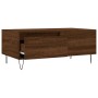 Oak brown plywood coffee table 90x50x36.5 cm by vidaXL, Coffee table - Ref: Foro24-830811, Price: 49,21 €, Discount: %