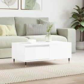 Couchtisch aus weißem Sperrholz, 90 x 50 x 36,5 cm von vidaXL, Couchtisch - Ref: Foro24-830796, Preis: 70,37 €, Rabatt: %