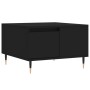 Mesa de centro madera contrachapada negro 55x55x36,5 cm | Foro24.es | Tu tienda online para hogar, jardín y más Foro24.es