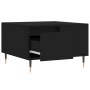 Mesa de centro madera contrachapada negro 55x55x36,5 cm | Foro24.es | Tu tienda online para hogar, jardín y más Foro24.es