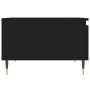 Mesa de centro madera contrachapada negro 55x55x36,5 cm | Foro24.es | Tu tienda online para hogar, jardín y más Foro24.es