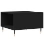 Mesa de centro madera contrachapada negro 55x55x36,5 cm | Foro24.es | Tu tienda online para hogar, jardín y más Foro24.es