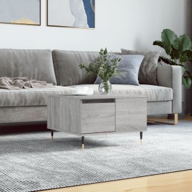Sonoma-Couchtisch aus grauem Sperrholz, 55 x 55 x 36,5 cm von vidaXL, Couchtisch - Ref: Foro24-830754, Preis: 57,66 €, Rabatt: %