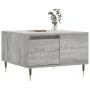 Mesa de centro madera contrachapada gris Sonoma 55x55x36,5 cm de vidaXL, Mesas de centro - Ref: Foro24-830754, Precio: 56,97 ...