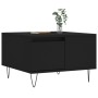 Mesa de centro madera contrachapada negro 55x55x36,5 cm de vidaXL, Mesas de centro - Ref: Foro24-830757, Precio: 56,31 €, Des...