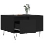 Mesa de centro madera contrachapada negro 55x55x36,5 cm de vidaXL, Mesas de centro - Ref: Foro24-830757, Precio: 56,31 €, Des...