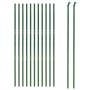 Cerca de alambre de acero galvanizado verde 2,2x25 m