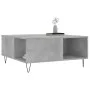 Mesa de centro madera contrachapada gris hormigón 80x80x36,5 cm de vidaXL, Mesas de centro - Ref: Foro24-830784, Precio: 70,2...