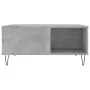 Mesa de centro madera contrachapada gris hormigón 80x80x36,5 cm de vidaXL, Mesas de centro - Ref: Foro24-830784, Precio: 70,2...