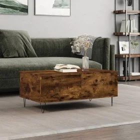 Couchtisch aus geräuchertem Eichensperrholz, 90 x 50 x 36,5 cm von vidaXL, Couchtisch - Ref: Foro24-830809, Preis: 49,50 €, R...