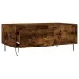 Couchtisch aus geräuchertem Eichensperrholz, 90 x 50 x 36,5 cm von vidaXL, Couchtisch - Ref: Foro24-830809, Preis: 49,71 €, R...