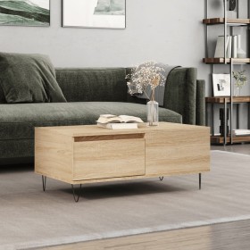 Sonoma oak plywood coffee table 90x50x36.5 cm by vidaXL, Coffee table - Ref: Foro24-830807, Price: 67,69 €, Discount: %