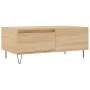 Mesa de centro madera contrachapada roble Sonoma 90x50x36,5 cm de vidaXL, Mesas de centro - Ref: Foro24-830807, Precio: 66,86...