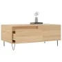 Mesa de centro madera contrachapada roble Sonoma 90x50x36,5 cm de vidaXL, Mesas de centro - Ref: Foro24-830807, Precio: 66,86...