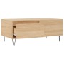 Couchtisch aus Sonoma-Eichensperrholz, 90 x 50 x 36,5 cm von vidaXL, Couchtisch - Ref: Foro24-830807, Preis: 67,60 €, Rabatt: %