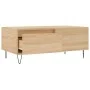 Mesa de centro madera contrachapada roble Sonoma 90x50x36,5 cm de vidaXL, Mesas de centro - Ref: Foro24-830807, Precio: 66,86...