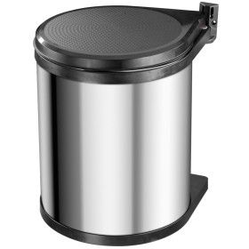 Hailo Papelera de armario Compact-Box tamaño M 15L acero inox